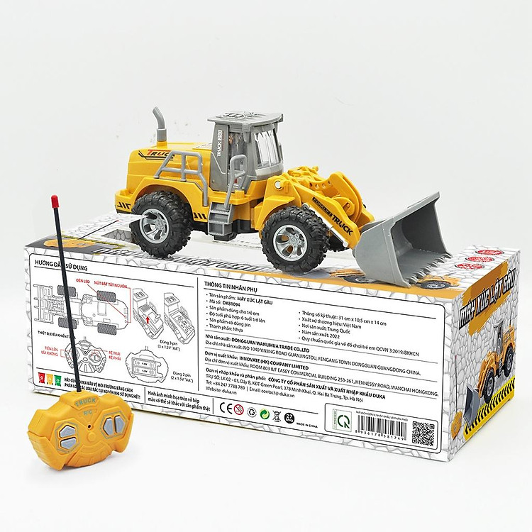 Máy Xúc Lật Điều Khiển Từ Xa DK81094 Chính hãng Giá tốt - Hình ảnh 3