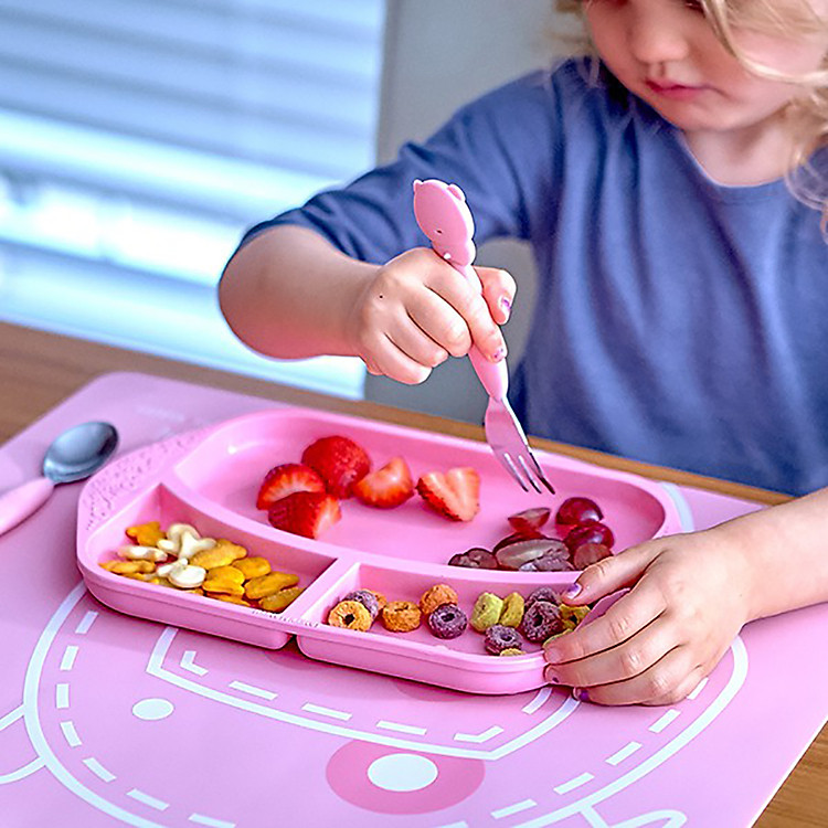 Bộ thìa nĩa ăn dặm Marcus & Marcus Chính hãng Giá tốt - Hình ảnh 4