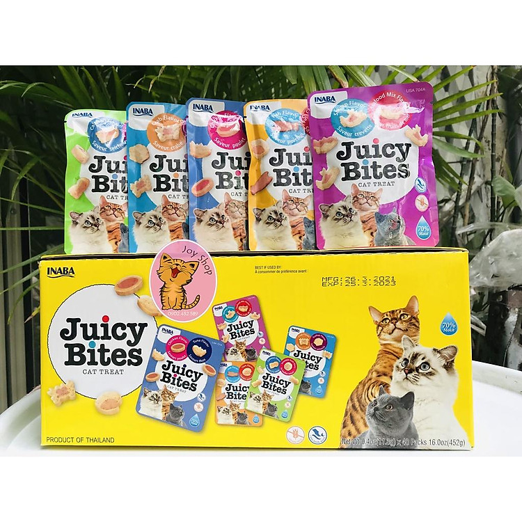 BÁNH THƯỞNG JUICY CHO MÈO