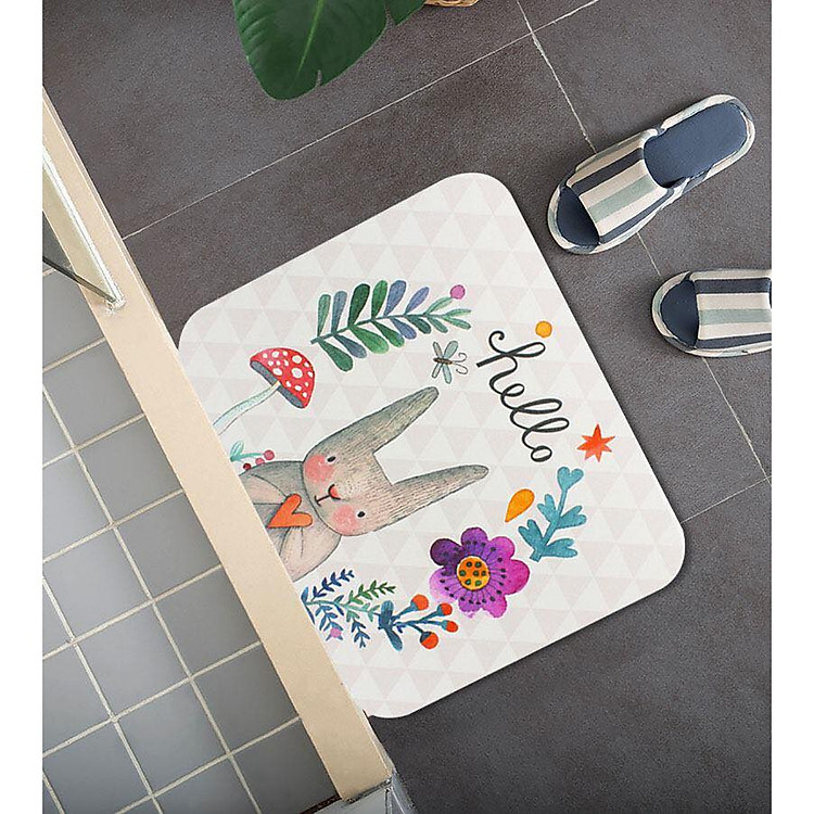 Thảm đá siêu thấm hút 3D