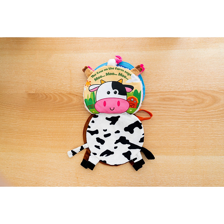 Sách Vải Lật Mở Đa Tương Tác Cho Bé Chính hãng Ưu đãi - Hình ảnh 4