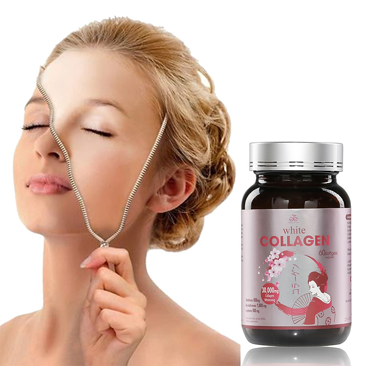 Viên Uống Chuyên Biệt Chống Lão Hoá từ Nhật Bản - White Collagen 30.000mg (60v)