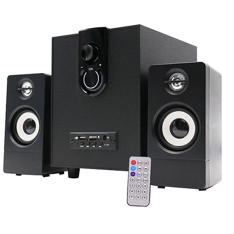 Loa Bluetooth vi tính dùng điện thoại máy tính laptop loa nghe USB PKCB 3900 3 trong 1 PF139 Đen