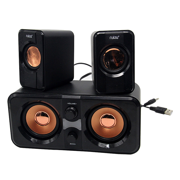 Loa Vi Tính Ruizu 2.1 G09 (16W) - Hàng Nhập Khẩu