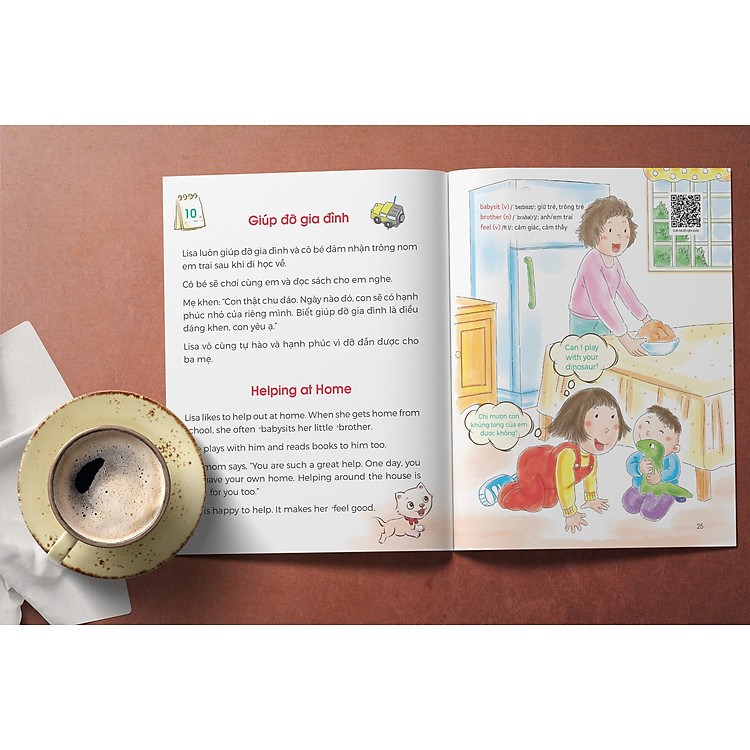 One Story A Day - CUỐN 6 : 365 câu chuyện phát triển IQ, EQ cho bé - Ảnh 6