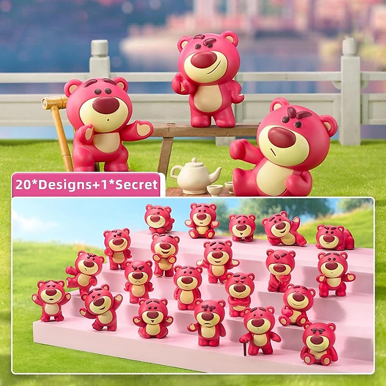 Đồ Chơi Mô Hình Lotso Minime - 52Toys Chính hãng Tiết kiệm - Hình ảnh 3