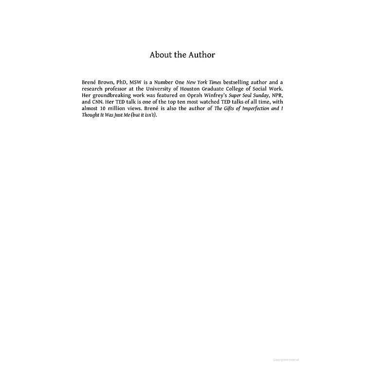 Daring Greatly: How the Courage to Be Vulnerable Transforms the Way We Live, Love, Parent and Lead - Ảnh 7