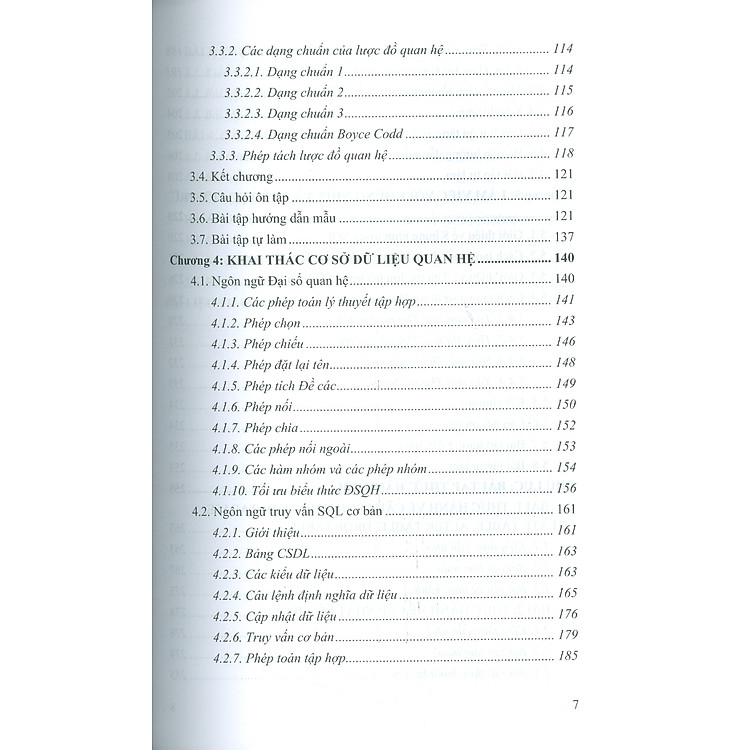 Giáo Trình Cơ Sở Dữ Liệu Quan Hệ - Lý Thuyết Và Áp Dụng - Ảnh 7