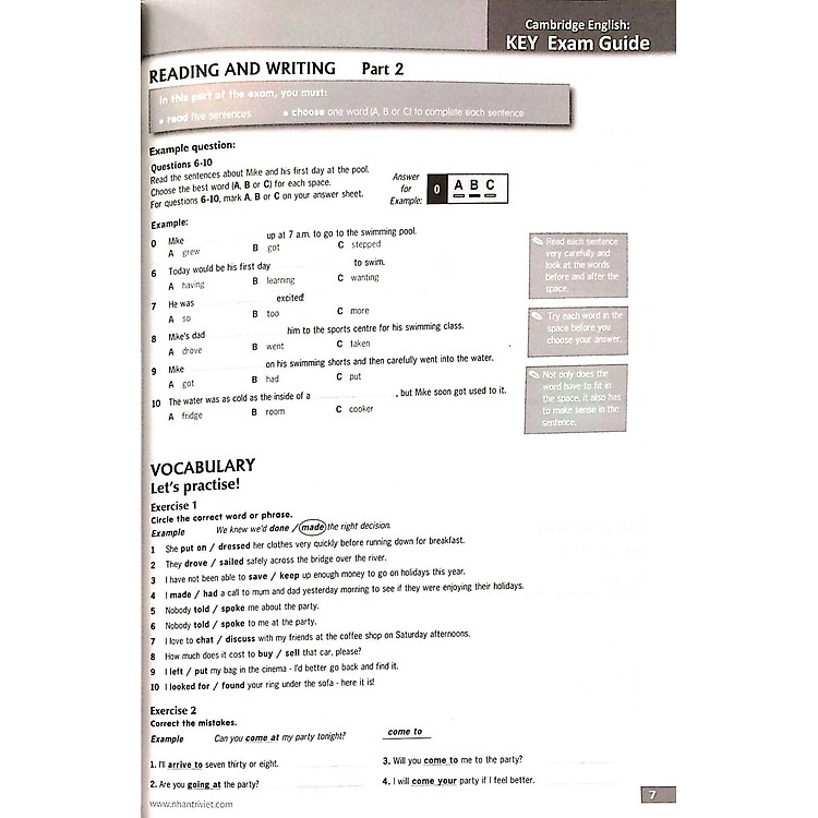 Succeed in KET - 10 Practice Tests - Ảnh 7