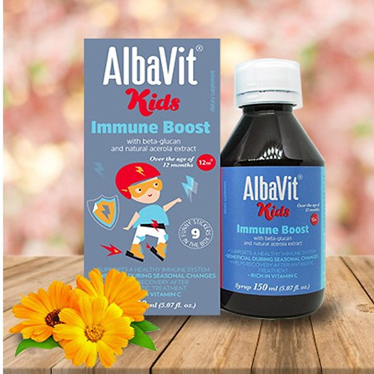 Siro Tăng sức đề kháng cho trẻ ALBAVIT KIDS IMMUNE BOOST
