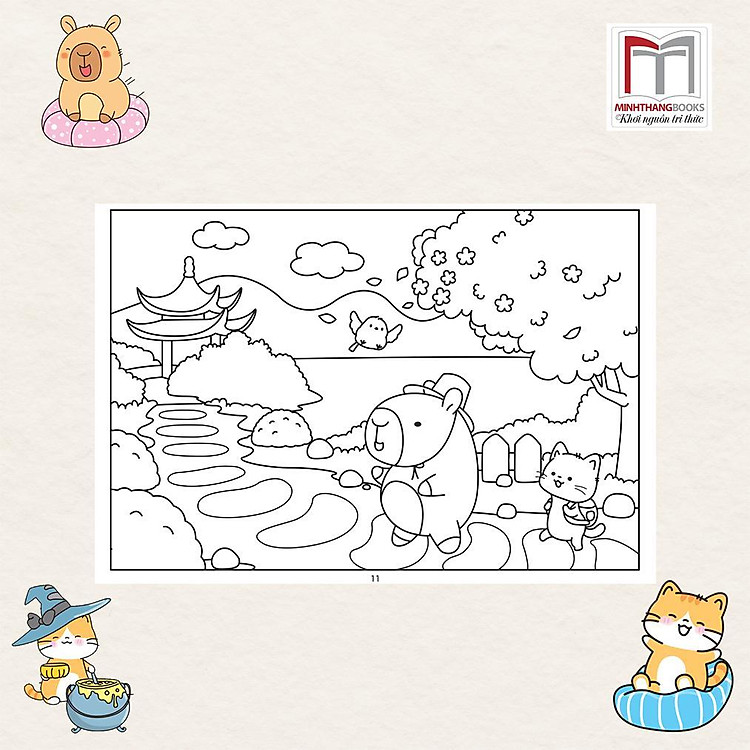 Tô Màu - Bốn Mùa Của Capybara - Ảnh 6