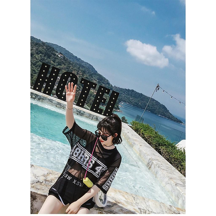 áo lưới bigsize 2 màu