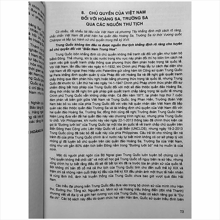 Chủ Quyền Biển Đảo Và Biên Giới Trên Đất Liền Việt Nam - Trung Quốc Tiến Tới Vì Hòa Bình, Ổn Định, Hữu Nghị, Hợp Tác, Phát Triển - Ảnh 5