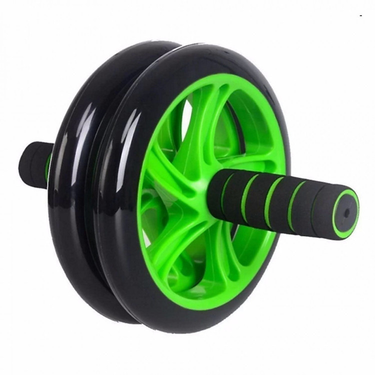 Con lăn tập bụng hai bánh + kèm thảm gối