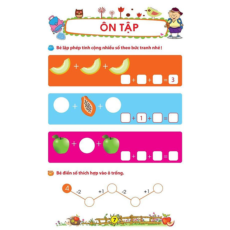 Bé Chuẩn Bị Vào Lớp 1 - Vở Bé Làm Quen Với Toán - Ảnh 7