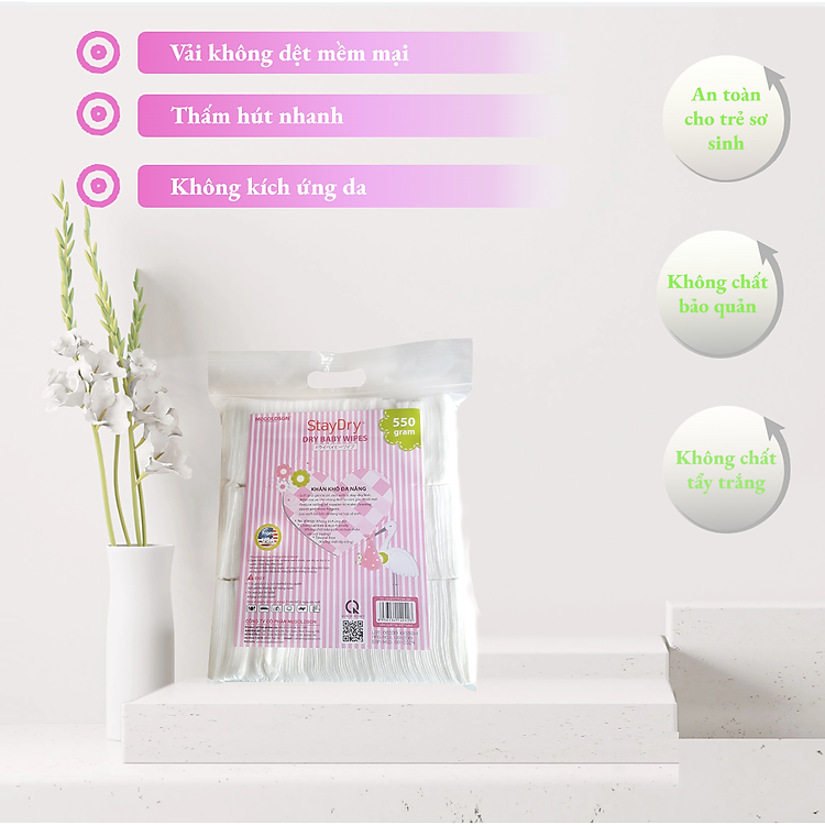 Khăn vải khô StayDry 550g tại McGOLDSON Chính hãng Tiết kiệm - Hình ảnh 4