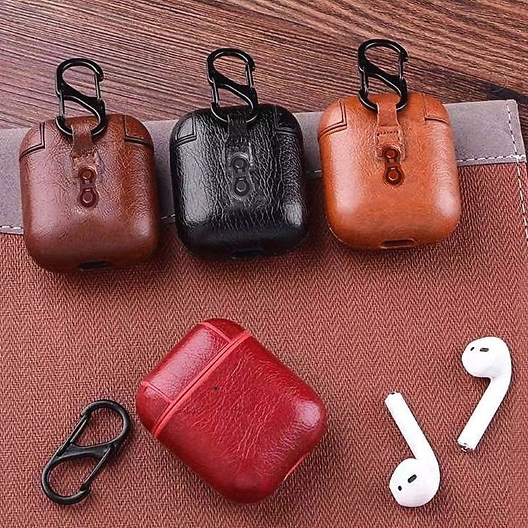 Bao Da Đựng Cho Tai Nghe AIRPOD Cao Cấp - ( Giao Hàng Ngẫu Nhiên )