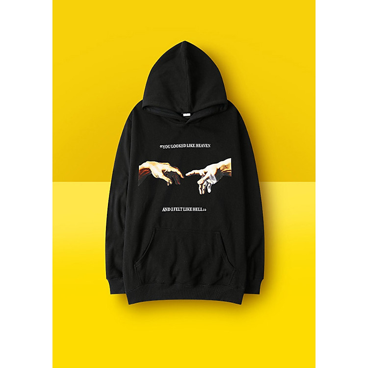 áo hoodie nam unisex from rộng HD2B13