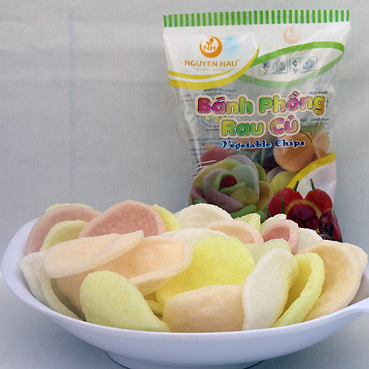 Bánh phồng rau củ Sa Đéc Nguyên Hậu gói 200g (Gói)