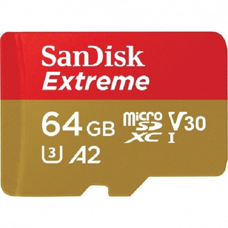 Thẻ Nhớ MicroSDXC SanDisk Extreme V30 A2 64GB 170MB/s SDSQXAH-064G (New 2022) - Hàng Nhập Khẩu