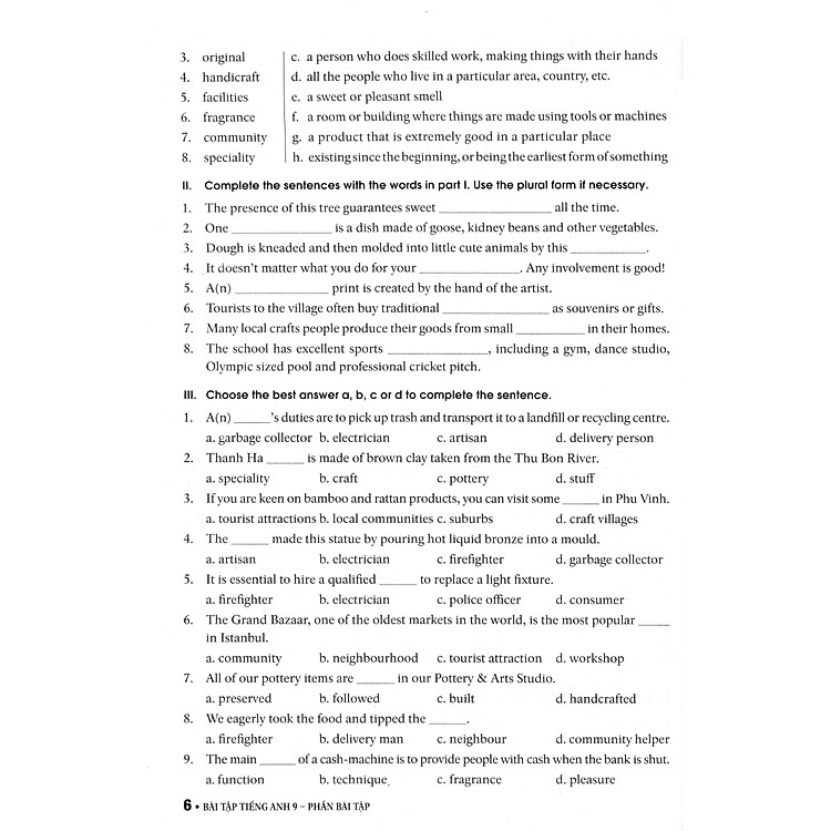 Bài Tập Tiếng Anh 9 (Dùng Kèm SGK Tiếng Anh 9 Global Success) - Ảnh 6