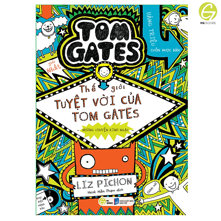 Thế Giới Tuyệt Vời Của Tom Gates - Song ngữ Việt-Anh. Truyện tranh kèm audio và từ vựng chọn lọc.