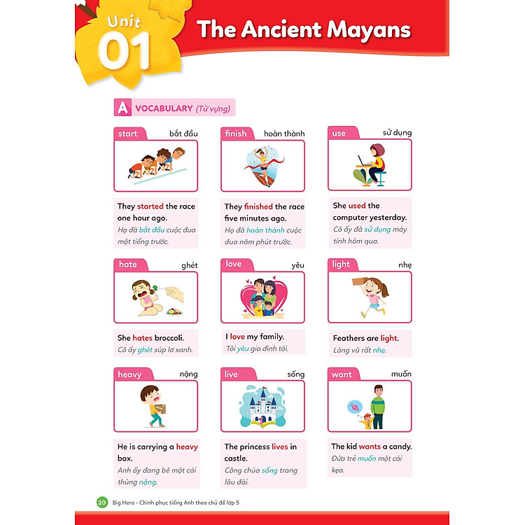 Big Hero Chinh Phục Tiếng Anh Theo Chủ Đề Lớp 5 - Ảnh 2