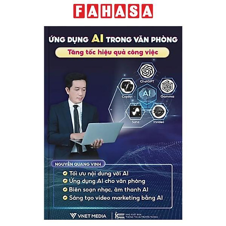 Sách - Sách Ứng Dụng Văn Phòng Thông Dụng - Excel, Word, GoogleSheet, Powerpoint, AI - 68 Biểu Mẫu, 101 Phím Tắt, 150 Thủ Thuật