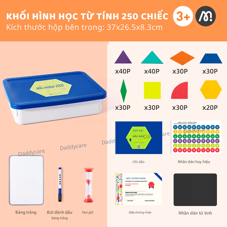 Đồ Chơi Xếp Hình Gỗ Mideer 250pcs Chính hãng Giá tốt - Hình ảnh 3