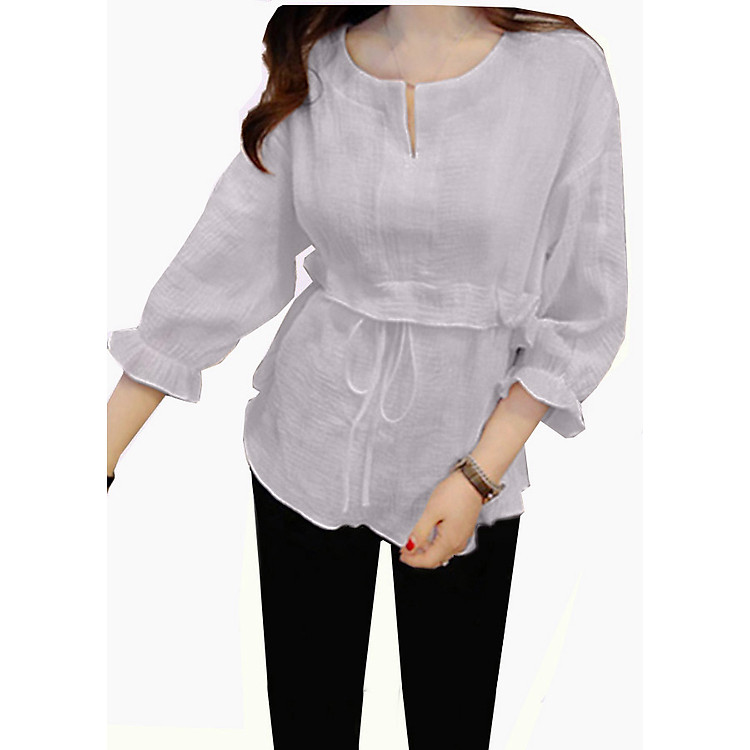 Áo kiểu bánh bèo nữ Morie Fashion có dây định hình eo bụng