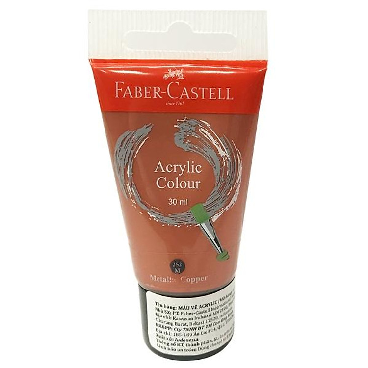 Tuýp Màu Vẽ Acrylic 30ml Metallic Copper