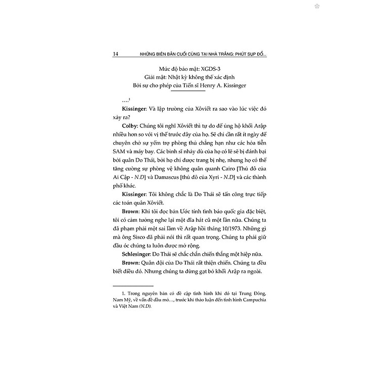 Những biên bản cuối cùng tại nhà trắng: Phút sụp đổ của Việt Nam Cộng Hòa (xuất bản lần thứ ba) - Ảnh 5