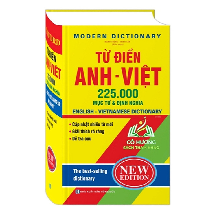 Từ điển Anh Việt 225.000 mục từ và định nghĩa (Tái Bản)