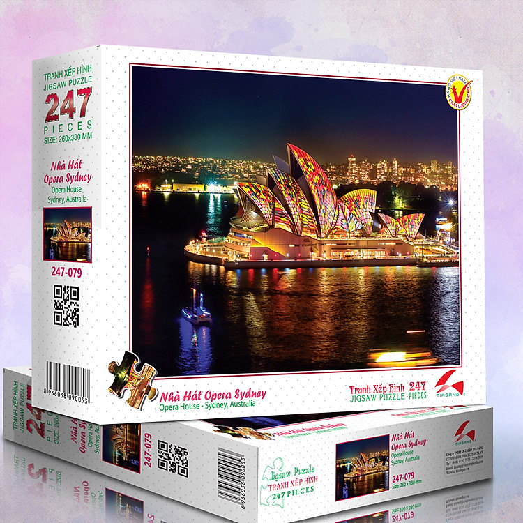 Tìm mua tại Avakids: Tranh Xếp Hình Opera Sydney 247 Mảnh - Ngập tràn khuyến mãi