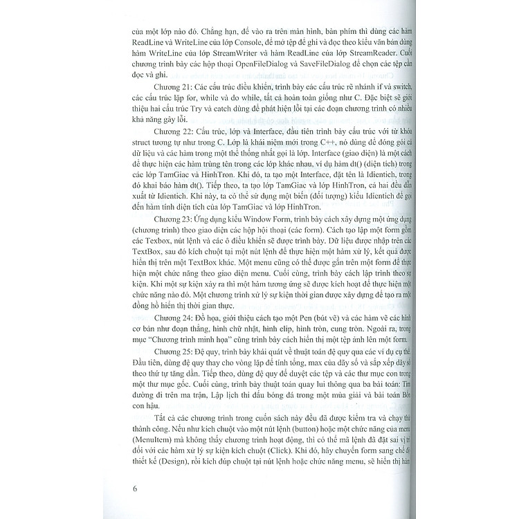 Kỹ Thuật Lập Trình C và C# Từ Cơ Bản Đến Nâng Cao - Ảnh 6