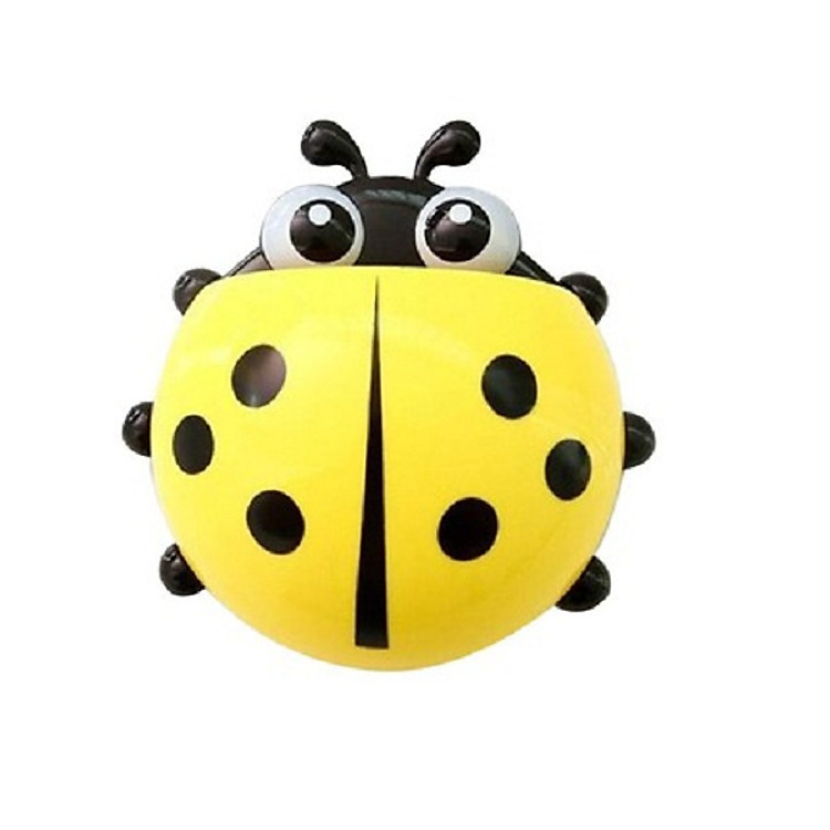 Lọ Đựng Kem Và Bàn Chải Đánh Răng Dán Tường Hình Bọ Rùa