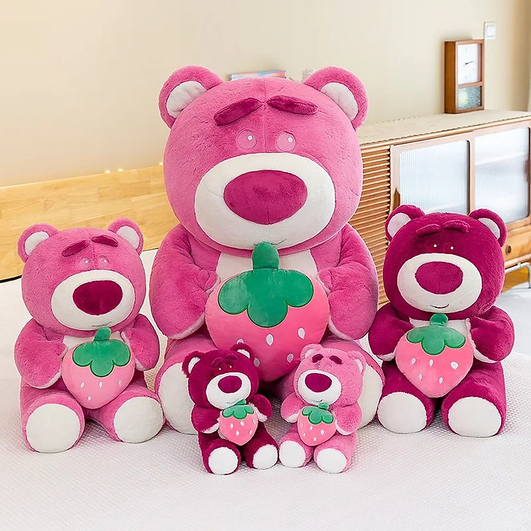 Mua Thú nhồi bông Lotso ôm dâu 22cm Chính hãng Giá rẻ - Hình ảnh 4