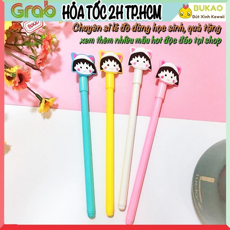 Bút Xinh Kawaii Hoạt Hình Maruko Cute Giá Tốt Sỉ Bút M0404