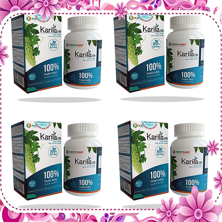 Combo 4 hộp Karila 100 - Hỗ trợ Hạ Đường Huyết Hiệu Quả