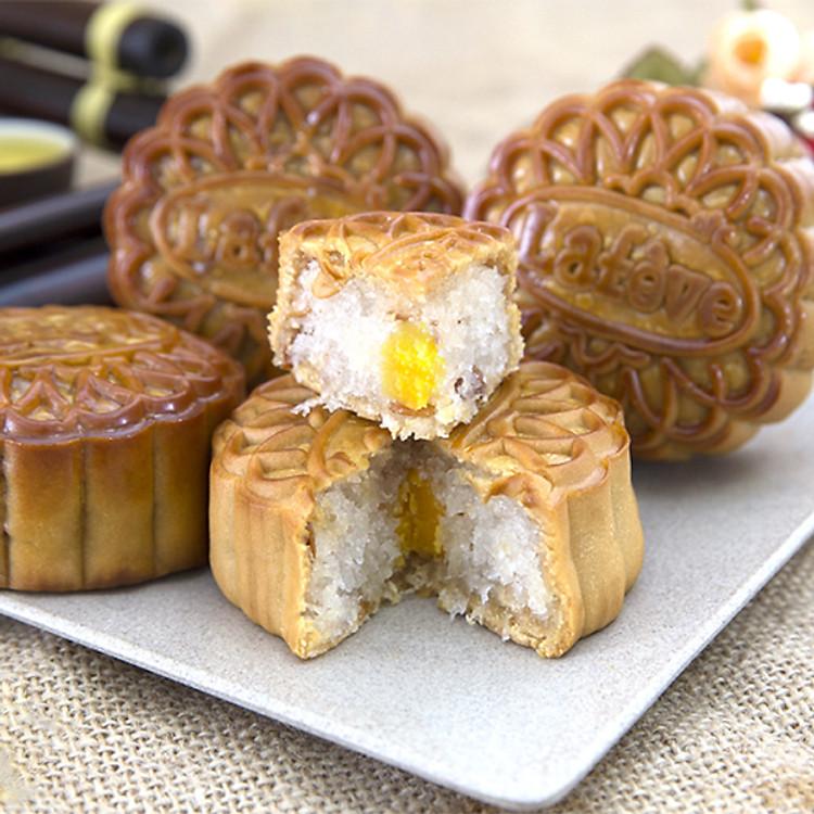 Lafeve Bakery - E Voucher Hộp 04 Bánh Trung Thu Lớn160g/ Bánh + 06 Bánh Nhỏ 60g/ Bánh Mã A6A