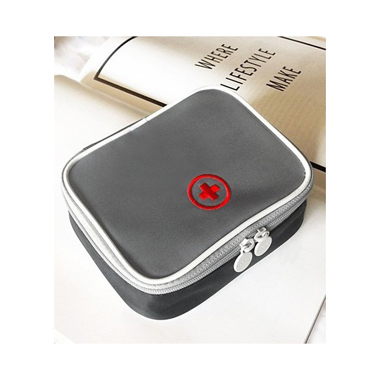 Túi Đựng Đồ Y Tế, Thuốc Khi Đi Du Lịch, Kiểu Dáng Hàn Quốc | Vải Chống Nước