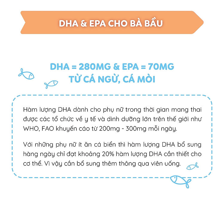 Mua Bổ sung DHA & EPA cho bà bầu Đảm bảo Giá rẻ - Hình ảnh 2