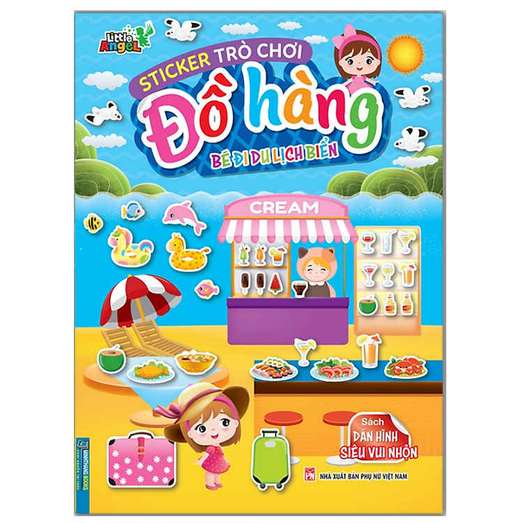 Sticker Trò Chơi Đồ Hàng – Bé Đi Du Lịch Biển