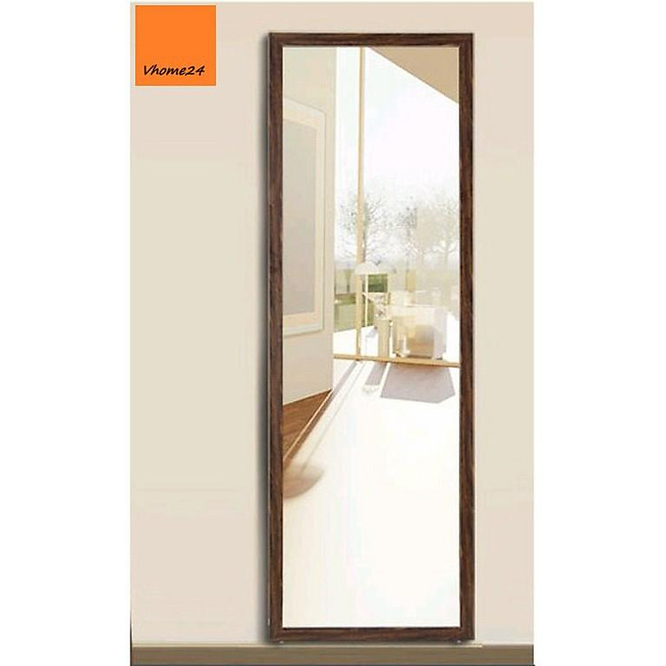 GƯƠNG SOI TOÀN THÂN NÂU GỖ VIỀN NHỎ GSTT218