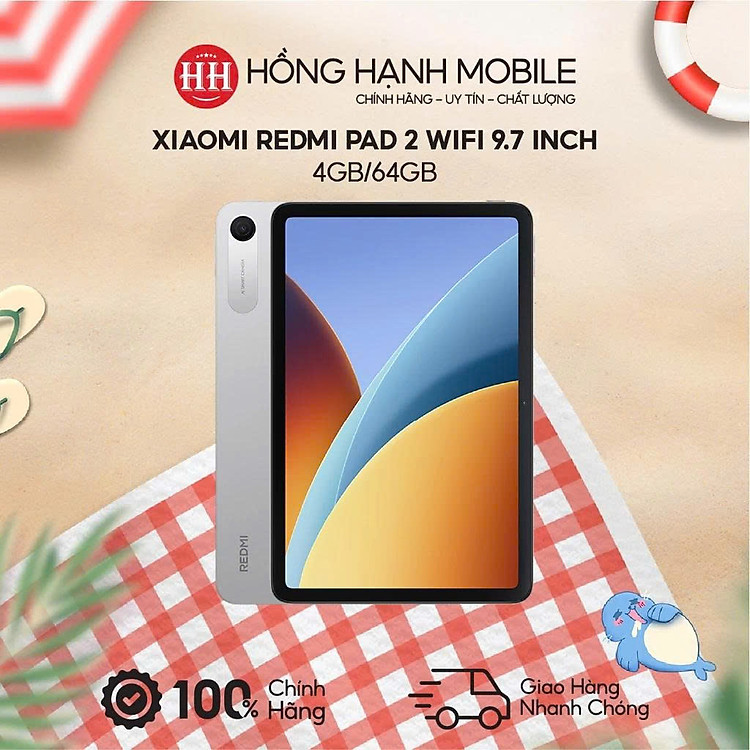 Máy Tính Bảng Xiaomi Redmi Pad 2 Wifi 4GB/64GB Bản 9.7 Inches - Hàng Chính Hãng