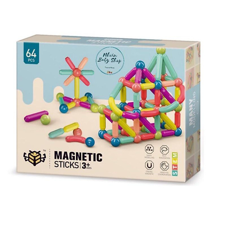 Mua Đồ chơi nam châm 64 chi tiết Chính hãng Giá tốt
