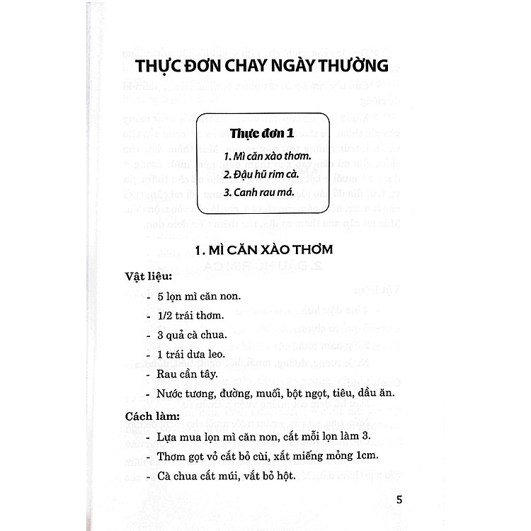 52 Thực Đơn Nấu Ăn Chay Trong Gia Đình - Ảnh 6