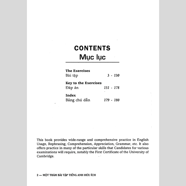 Một Trăm Bài Tập Tiếng Anh Hữu Ích - Ảnh 2