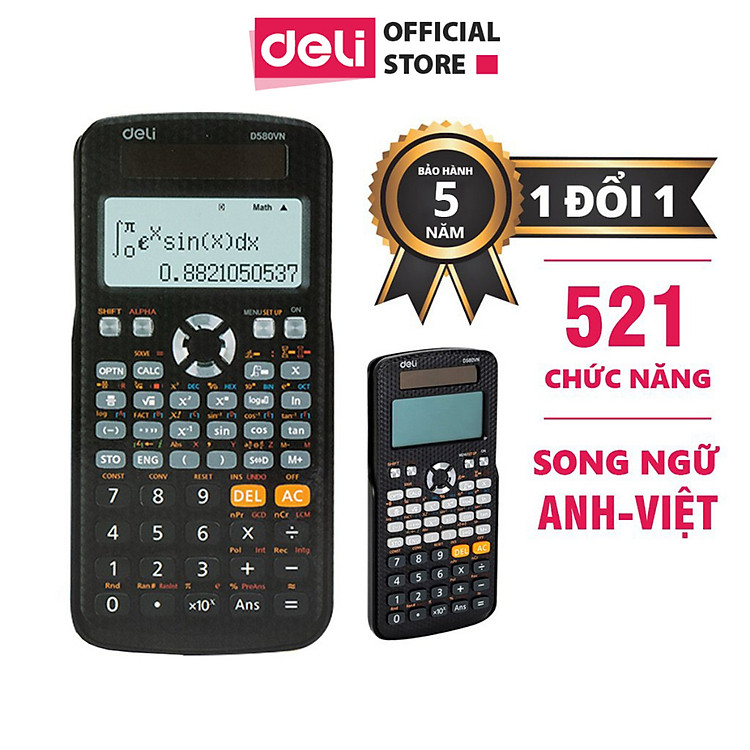 Máy Tính Học Sinh Deli