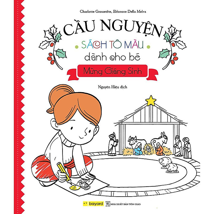 Cầu Nguyện – Sách Tô Màu Dành Cho Bé Mừng Giáng Sinh